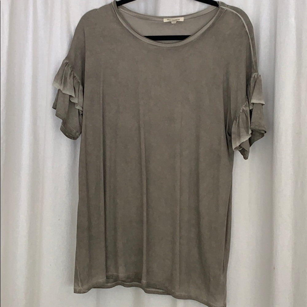 Ruffled T-Shirt Blouse